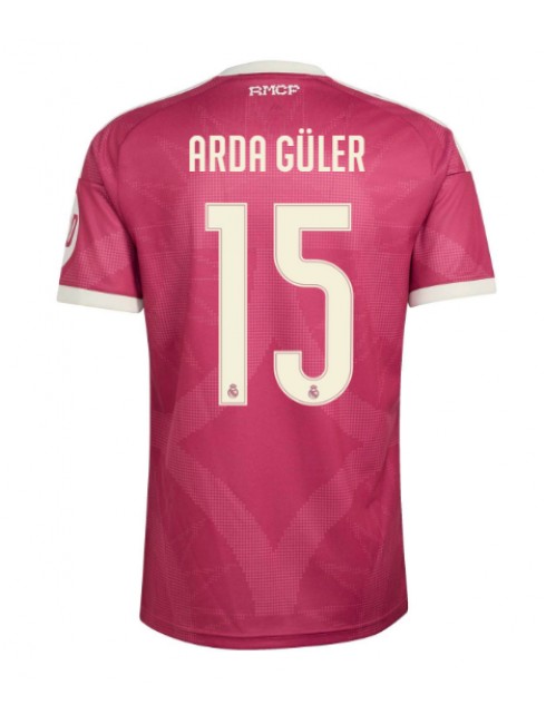 Muži Futbalové oblečenie Real Madrid Arda Guler #15 2026-27 Krátky Rukáv - Tretina Muži Futbalové oblečenie Real Madrid Arda Guler #15 2026-27 Krátky Rukáv - Tretina
